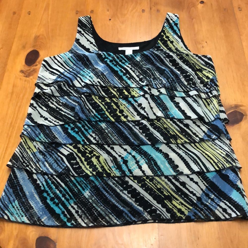 Kenneth Cole Ruffle Front Cami - Picture 4 of 9